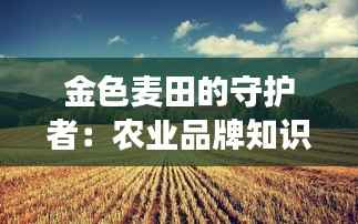 金色麦田的守护者:农业品牌知识产权的创意之旅