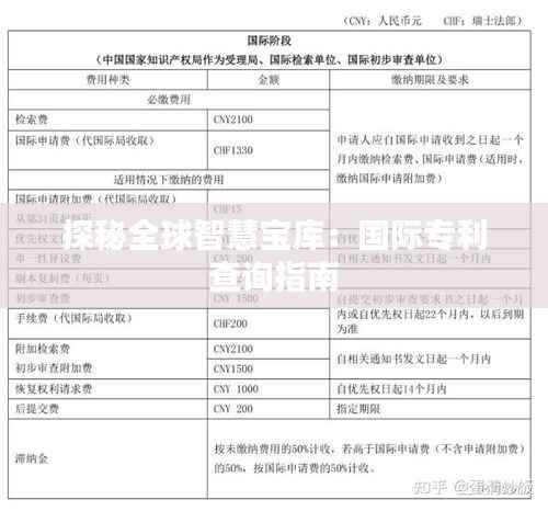 探秘全球智慧宝库:国际专利查询指南