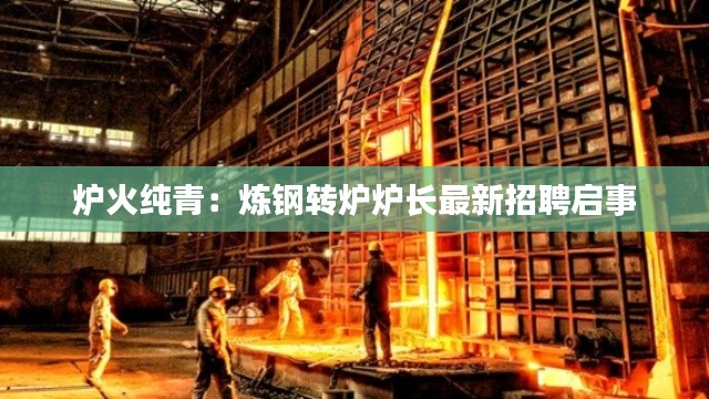炉火纯青:炼钢转炉炉长最新招聘启事