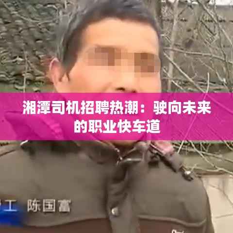 湘潭司机招聘热潮：驶向未来的职业快车道