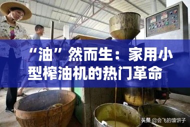 “油”然而生:家用小型榨油机的热门革命