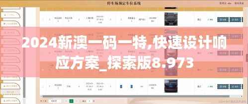 2024新澳一码一特,快速设计响应方案_探索版8.973