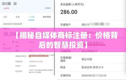 【揭秘自媒体商标注册：价格背后的智慧投资】