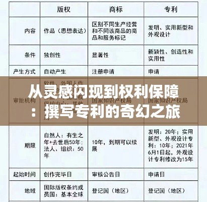 从灵感闪现到权利保障:撰写专利的奇幻之旅
