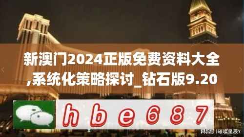 新澳门2024正版免费资料大全,系统化策略探讨_钻石版9.205