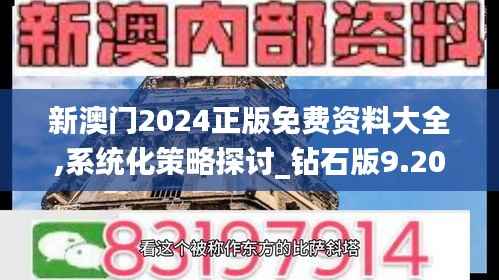 新澳门2024正版免费资料大全,系统化策略探讨_钻石版9.205