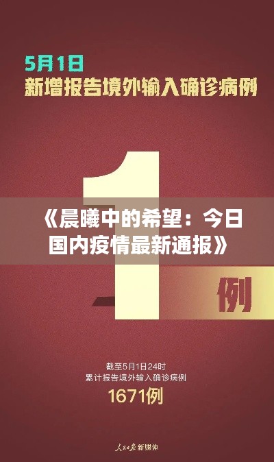 《晨曦中的希望：今日国内疫情最新通报》