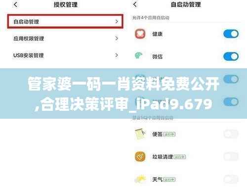 管家婆一码一肖资料免费公开,合理决策评审_iPad9.679