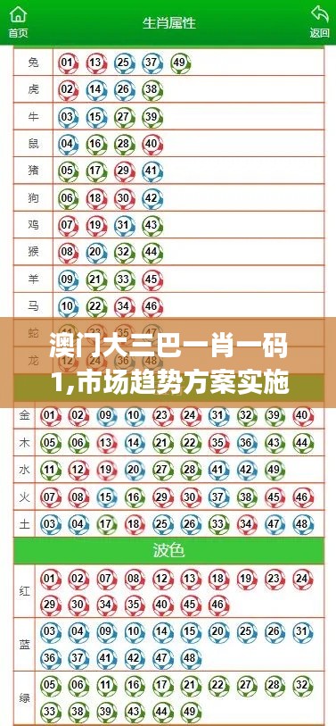 澳门大三巴一肖一码1,市场趋势方案实施_顶级款5.128