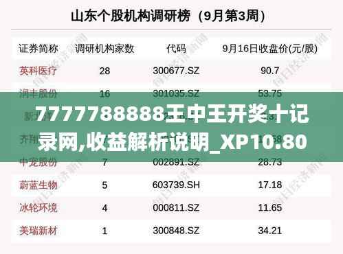 7777788888王中王开奖十记录网,收益解析说明_XP10.800