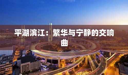 平湖滨江:繁华与宁静的交响曲