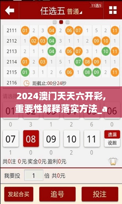 2024澳门天天六开彩,重要性解释落实方法_app4.760