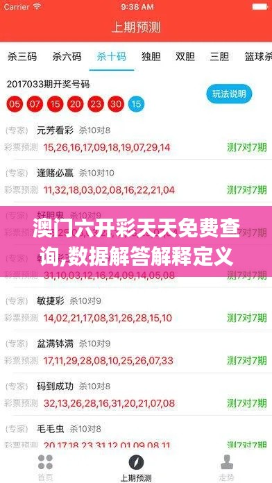 澳门六开彩天天免费查询,数据解答解释定义_iPhone9.510
