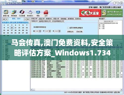 马会传真,澳门免费资料,安全策略评估方案_Windows1.734
