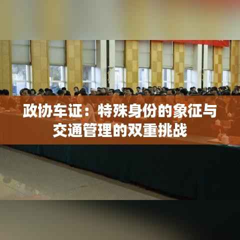 政协车证:特殊身份的象征与交通管理的双重挑战