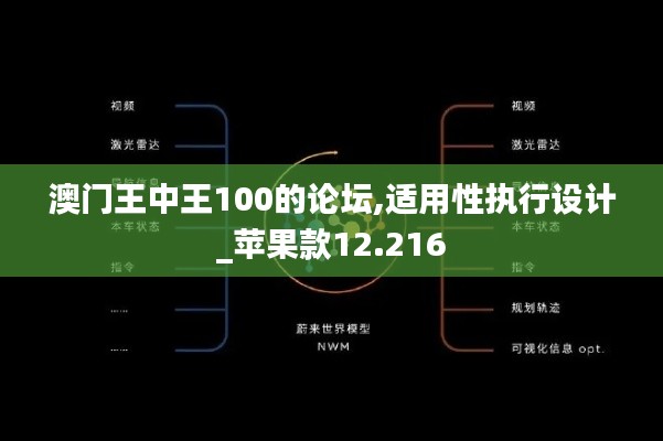 澳门王中王100的论坛,适用性执行设计_苹果款12.216