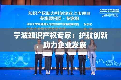 宁波知识产权专家：护航创新，助力企业发展