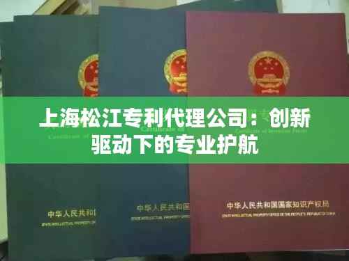 上海松江专利代理公司:创新驱动下的专业护航