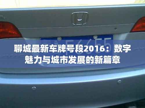 聊城最新车牌号段2016：数字魅力与城市发展的新篇章