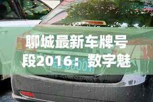 聊城最新车牌号段2016:数字魅力与城市发展的新篇章