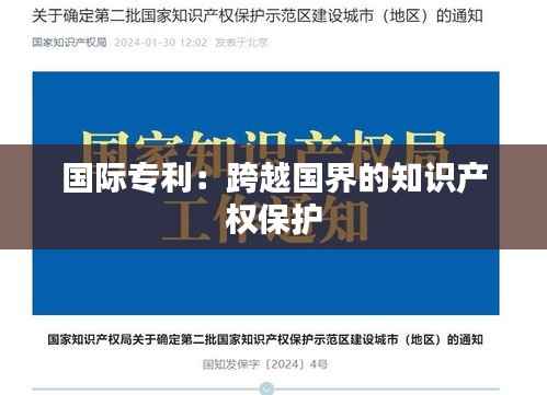 国际专利:跨越国界的知识产权保护