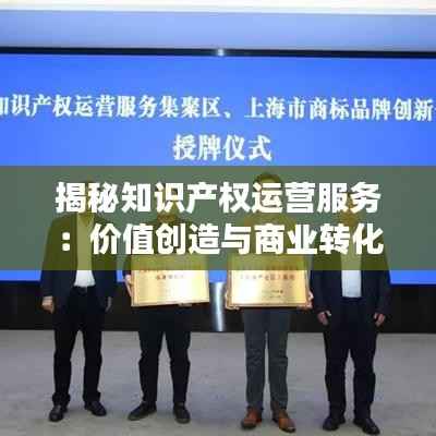 揭秘知识产权运营服务:价值创造与商业转化之道