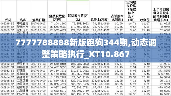 7777788888新版跑狗344期,动态调整策略执行_XT10.867