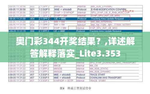 奥门彩344开奖结果?,详述解答解释落实_Lite3.353