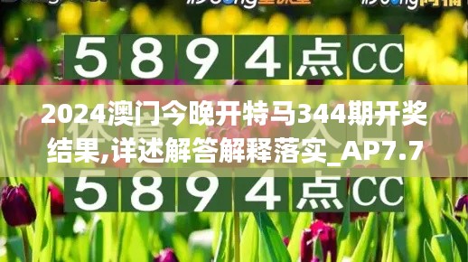 2024澳门今晚开特马344期开奖结果,详述解答解释落实_AP7.745