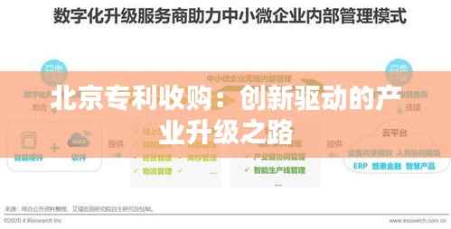 北京专利收购:创新驱动的产业升级之路