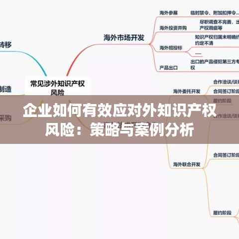 企业如何有效应对外知识产权风险：策略与案例分析