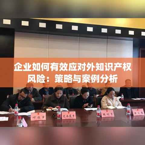 企业如何有效应对外知识产权风险:策略与案例分析