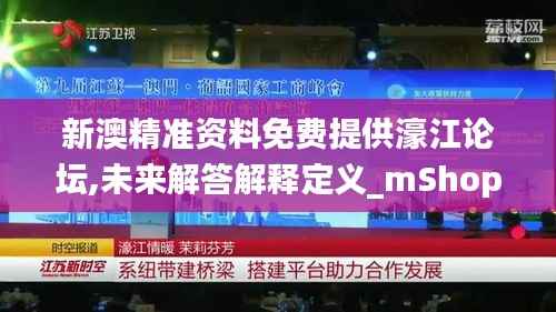 新澳精准资料免费提供濠江论坛,未来解答解释定义_mShop8.172