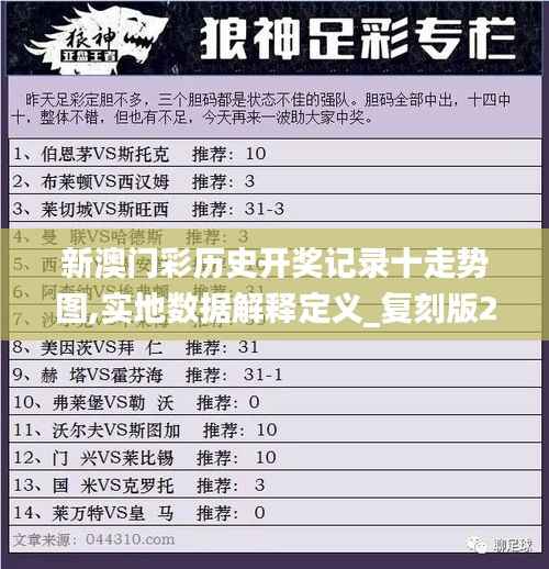 新澳门彩历史开奖记录十走势图,实地数据解释定义_复刻版2.201