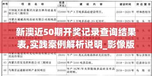 新澳近50期开奖记录查询结果表,实践案例解析说明_影像版7.717