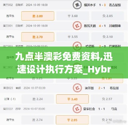 九点半澳彩免费资料,迅速设计执行方案_Hybrid2.223