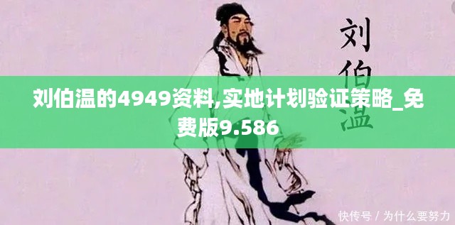 刘伯温的4949资料,实地计划验证策略_免费版9.586