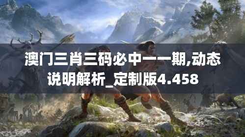 澳门三肖三码必中一一期,动态说明解析_定制版4.458