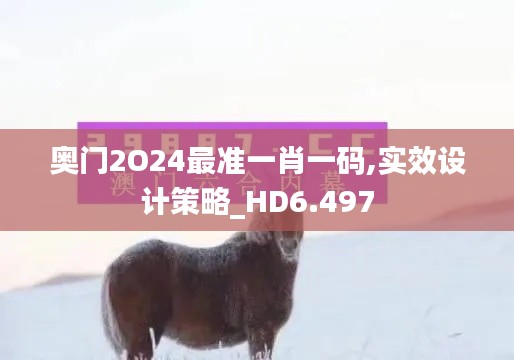 奥门2O24最准一肖一码,实效设计策略_HD6.497