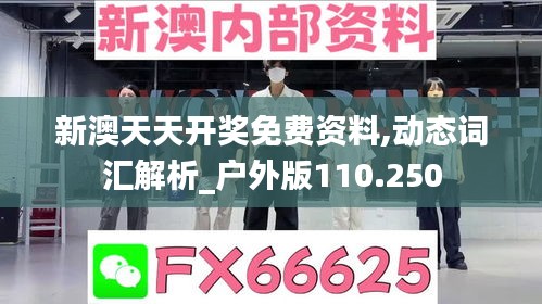 新澳天天开奖免费资料,动态词汇解析_户外版110.250