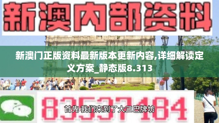 新澳门正版资料最新版本更新内容,详细解读定义方案_静态版8.313