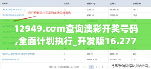 12949.cσm查询澳彩开奖号码,全面计划执行_开发版16.277