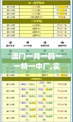 澳门一肖一码一一特一中厂,实地验证方案策略_UHD版3.386