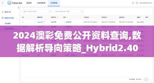 2024澳彩免费公开资料查询,数据解析导向策略_Hybrid2.400