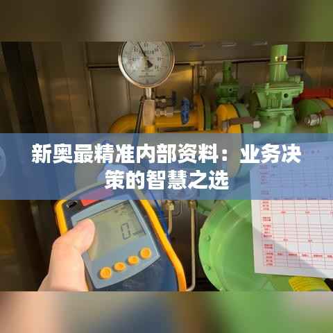 新奥最精准内部资料:业务决策的智慧之选