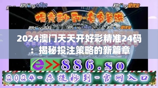 2024澳门天天开好彩精准24码:揭秘投注策略的新篇章