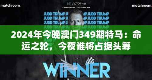 2024年今晚澳门349期特马:命运之轮,今夜谁将占据头筹