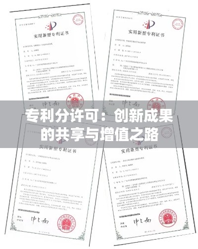 专利分许可:创新成果的共享与增值之路