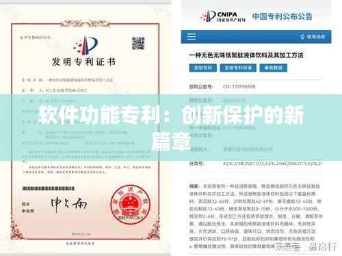 软件功能专利:创新保护的新篇章