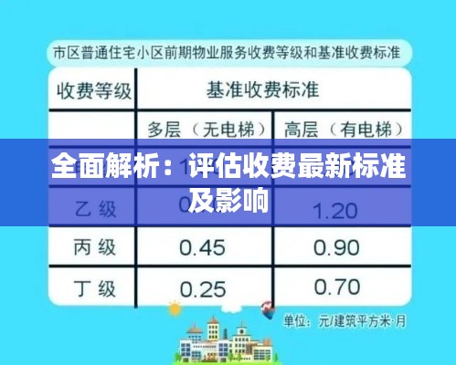 全面解析：评估收费最新标准及影响